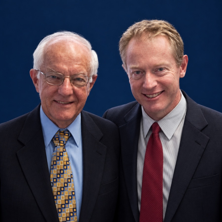 Tony Lovett with his son Andrew